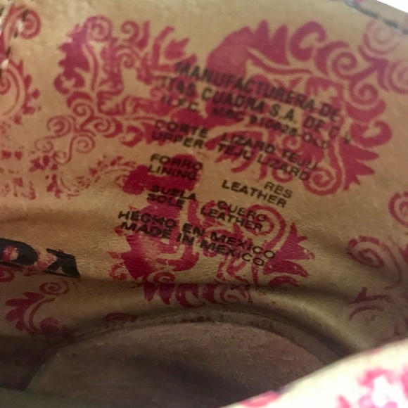 Cuadra Lizard Ankle Boot Fango Oryx - Picture 6 of 8